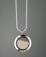 Necklace with beach sand